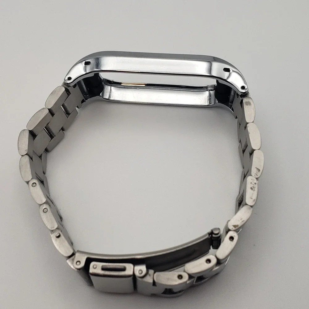 Fitbit Luxe Watch Band Unisex Silver Stainless Steel Link Accessory